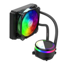 Жидкостное охлаждение Alseye M120, 1х120мм, 800~2000rpm, 4-pin, Al, черный/ARGB, 1 секция, 77.6CFM, 37.3дБ, INTEL 1200/115x/775/2066/2011/1366, AMD AM5/AM4/AM3(+)/AM2(+)FM1 (AS.02.01.0007)
