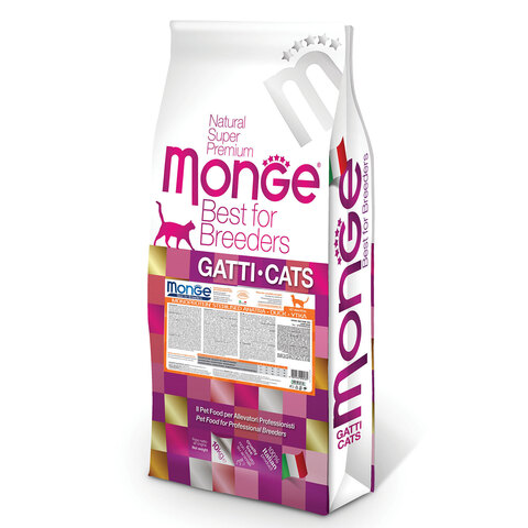 Monge PFB Cat Monoprotein Sterilised корм для стерилизованных кошек с уткой 10 кг