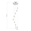 Светильник подвесной ST Luce Cascato SL6114.103.08