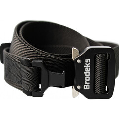 Ремень Brodeks KM102+ stretch, черный 117см