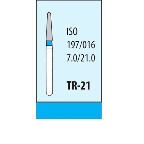 Боры алмазные,TR-21(синие), MANI, упак(5шт)