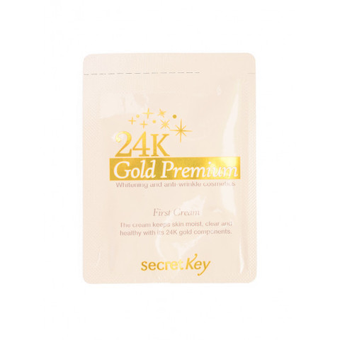 СК Gold Premium Крем для лица питательный (пробник) 24K Gold Premium First Cream_2ml Pouch 2мл