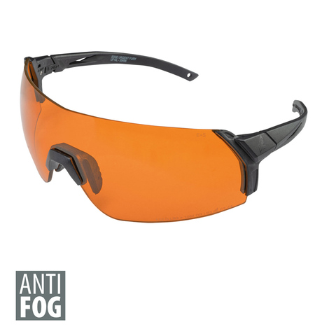 Edge Tactical Urgent Fury Orange Vapor Shield Laser Safety Goggles Schwarz