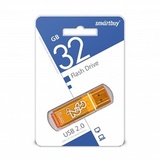 Флешка 32 GB USB 2.0 SmartBuy Glossy (Оранжевый)