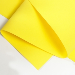 Фоамиран Иранский цвет желтый. Толщина 1.0мм. Лист 60х70см.