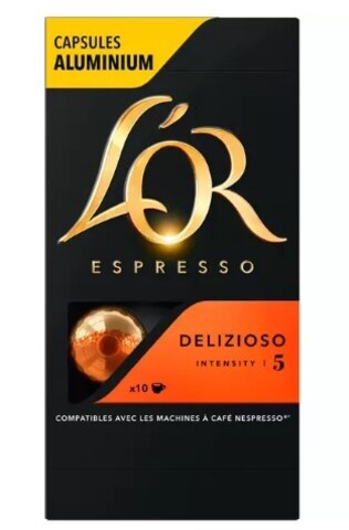 Кофе в капсулах L'OR Espresso Delizioso, 10 кап. в уп Nespresso