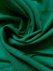 ❀ Гала. Платье макси из зелёного льна PL-421141-02