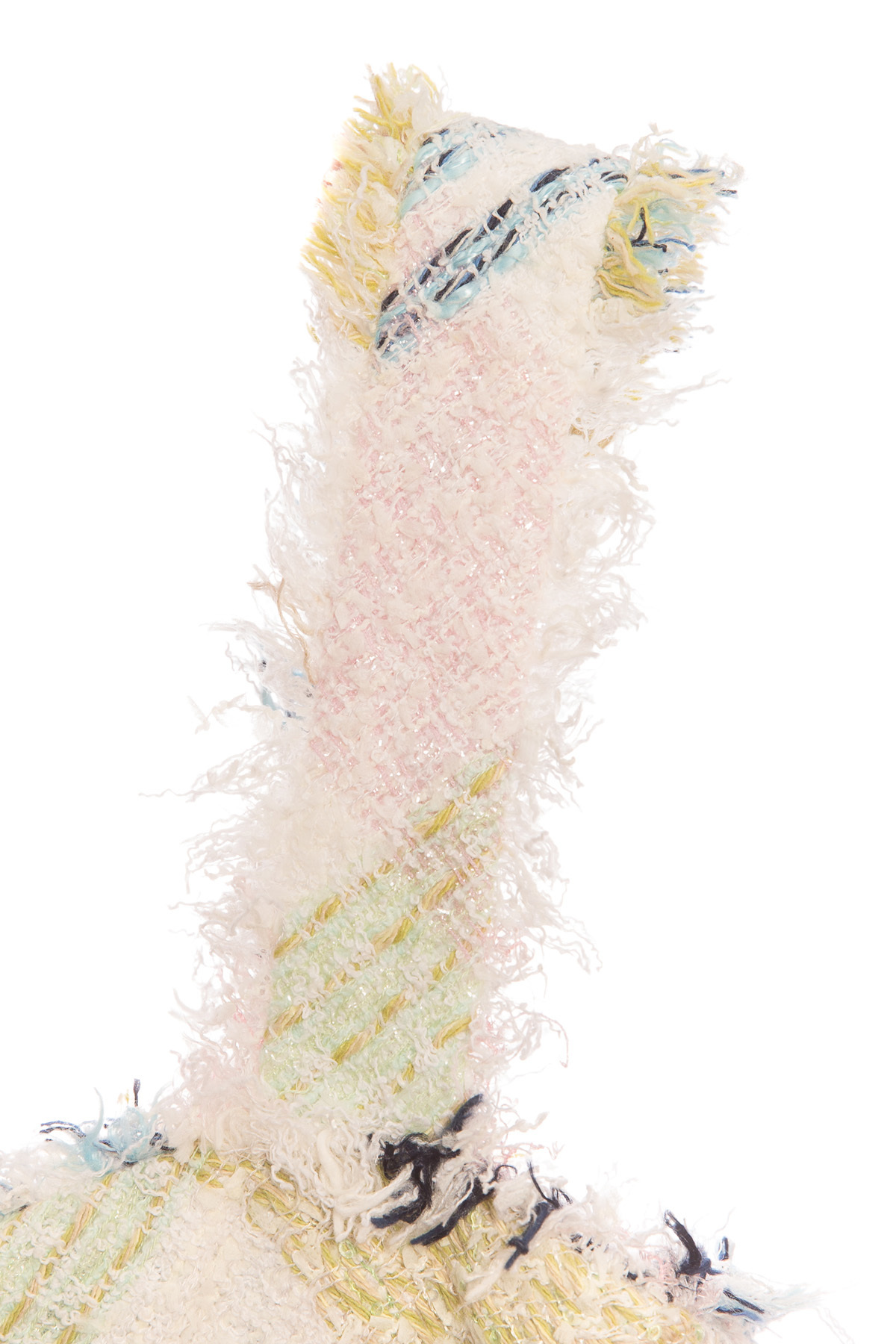 Женственное твидовое платье в пастельной цветовой гамме от Chanel, 36 размер