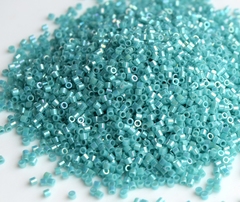 DBS-0166 Бисер цилиндрический Миюки делика 15/0 /Miyuki delica 15/0 Opaque Turquoise AB