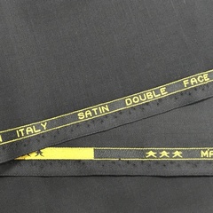 Ткань костюмно-плательная ткань цвет черный 3295