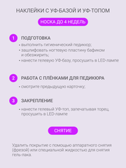 Набор Наклейки для педикюра 