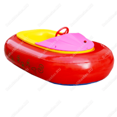 Электрическая бамперная лодка «Красная» на пульте