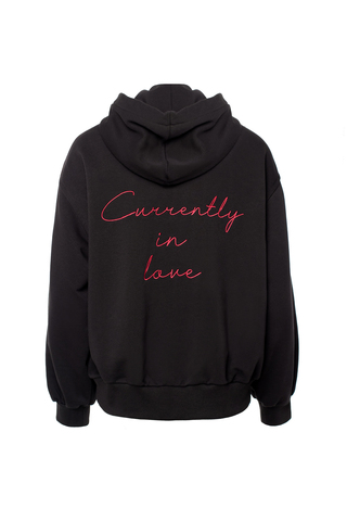 «Zip hoodie in love» Худи на молнии с вышивкой.
