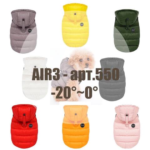 550 PA-OW Облегченная безрукавка "AIR3 / -20°~0° " Puppy Angel