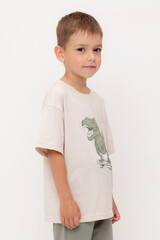 фуфайка  для мальчика  КР 302725-1/бежевый к554