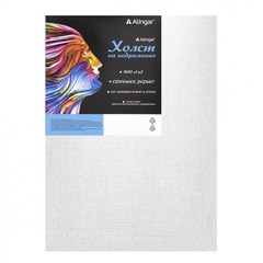 
          Холст на подрамнике, Alingar, 25х30 см, 400г/м2, среднее зерно, хлопок, акриловая трёхкомпонентная грунтовка, прямоугольный, индивидуальная упаковка