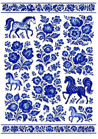 5076 Пленочный трансфер декупажная карта, формат А5, ProArt