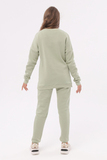 Утепленный спортивный костюм для беременных и кормящих 12080 шалфей
