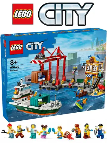 Конструктор City 60422 Прибрежная гавань с грузовым судном