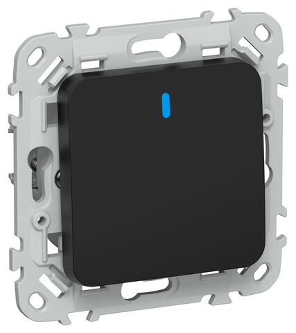 FLITE Выключ. 1-кл. с инд. 10А ВС11-1-1-ФлЧ чер. IEK