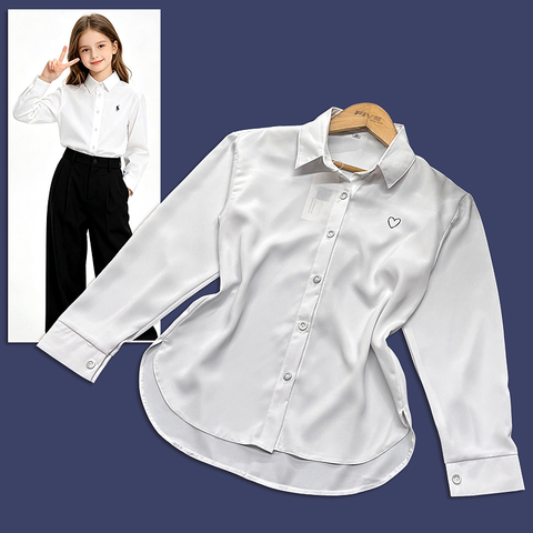 Блуза девочке (8-12) 260419-Y615