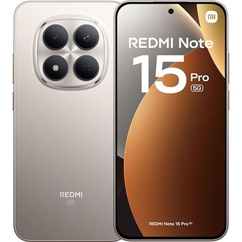 Смартфон Xiaomi Redmi Note 15 Pro 5G 12/512 ГБ Титановый | Titanium