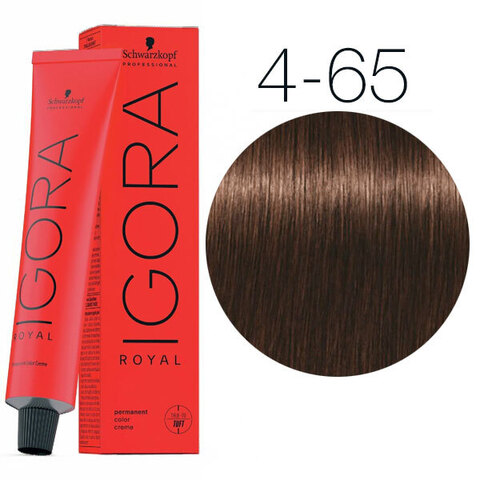 Schwarzkopf Igora Royal New 4-65 (Средний коричневый шоколадный золотистый) - Краска для волос