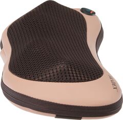 Массажная подушка с подогревом и разминающим массажем Шиацу, бежевая Bradex