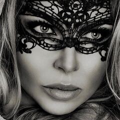 Маска ажурная для глаз, для вечера