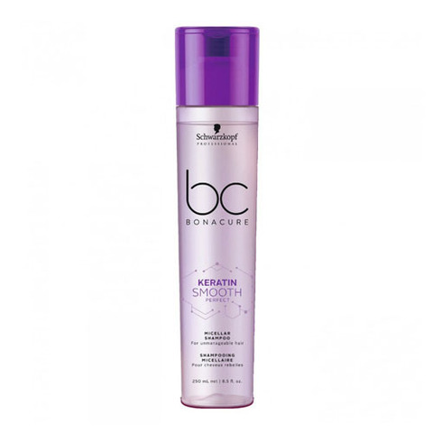 Мицеллярный шампунь-контроль гладкости  Schwarzkopf BC Keratin Smooth Perfect Micellar Shampoo