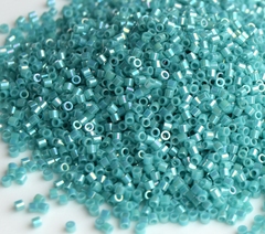DBS-0166 Бисер цилиндрический Миюки делика 15/0 /Miyuki delica 15/0 Opaque Turquoise AB