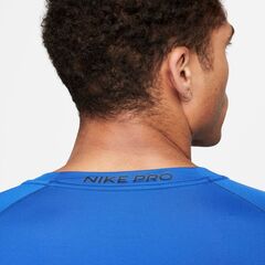 Термобелье Nike Pro Dri-FIT Tight Long-Sleeve Fitness Top - game royal/black