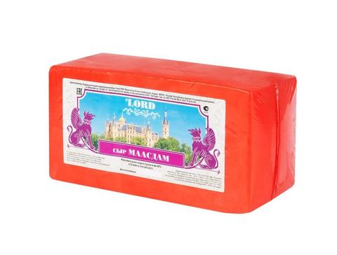 Сыр Маасдам 45% GRAND LORD (БЕЛАРУСЬ) Цена указана за 1кг.