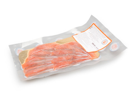 Кета малосоленая филе-ломтики, 150г