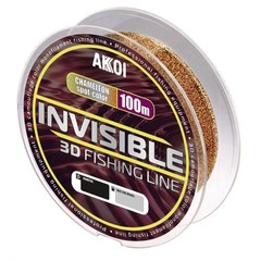 Рыболовная леска Akkoi Invisible 3D 0,18мм 100м (6,34 кг) хамелеон AI100CH-0.18
