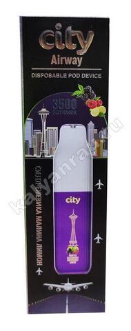 City Airway Seattle Ежевика Малина Лимон 3500 затяжек