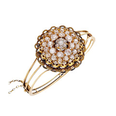 Браслет "Малина" с бриллиантами