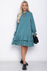 Платье Осенняя симфония (бирюзовое) П10937 LT Collection