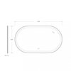 Cezares CZR-SPC-GIUBILEO-1400-800-TCH-WARM Зеркало со встроенной подсветкой, сенсорным выключателем и подогревом 87x99