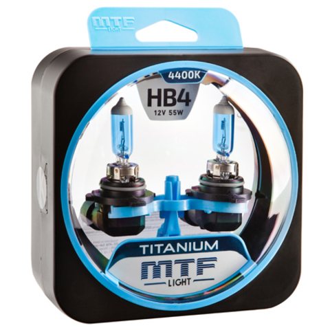 Галогенные автолампы MTF Light серия TITANIUM HB4(9006), 12V, 55W