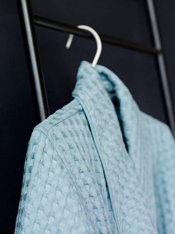 Халат вафельный Aquanova Viggo Aquatic голубой