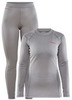 Теплый Комплект термобелья Craft Core Warm Baselayer Set W Grey женский