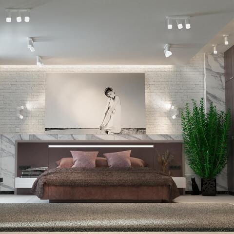 370740 OVER NT21 160 белый Настенный светильник IP20 GU10 9W 235V FLAX