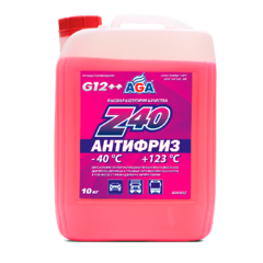 ОЖ Антифриз готовый AGA Z-40 G12++ красный (10кг)