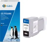 Совместимый струйный картридж G&G GG-PFI320BK (PFI-320BK) для Canon imagePROGRAF TM-200, 200MFP, 205, 300, 300MFP, 305, 300 мл, черный