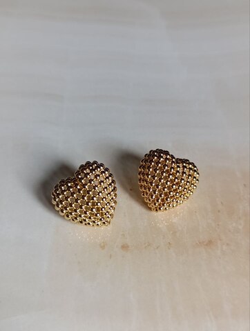 Серьги Ксария, позолота