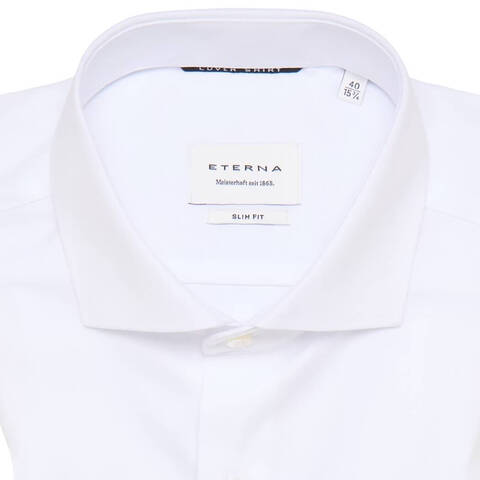 Сорочка мужская Eterna Slim Fit 8817-F182-00 из твила белая