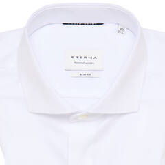 Сорочка мужская Eterna Slim Fit 8817-F182-00 из твила белая