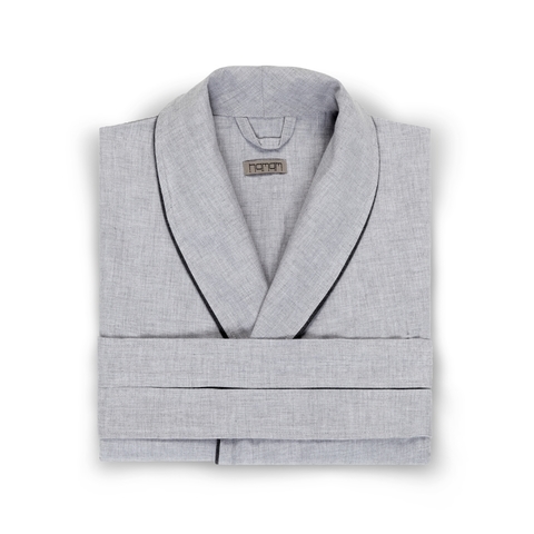 Халат хлопковый Hamam Cloud grey серый