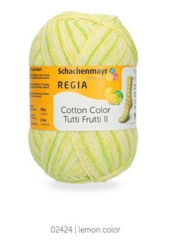 Schachenmayr Regia Cotton Color 02424 лимон